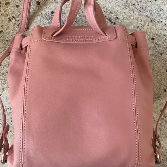 Extra Small Le Pliage Leather Backpack from LONGCHAMP - Picture 3 of 5